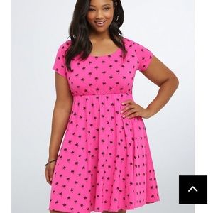 Torrid Palm  TREE SKATER DRESS